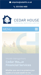 Mobile Screenshot of cedarhousefinancial.co.uk