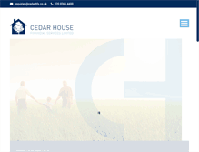 Tablet Screenshot of cedarhousefinancial.co.uk
